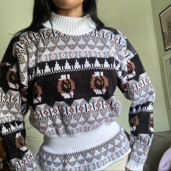 Vintage winter sweater - Picture 3 of 8